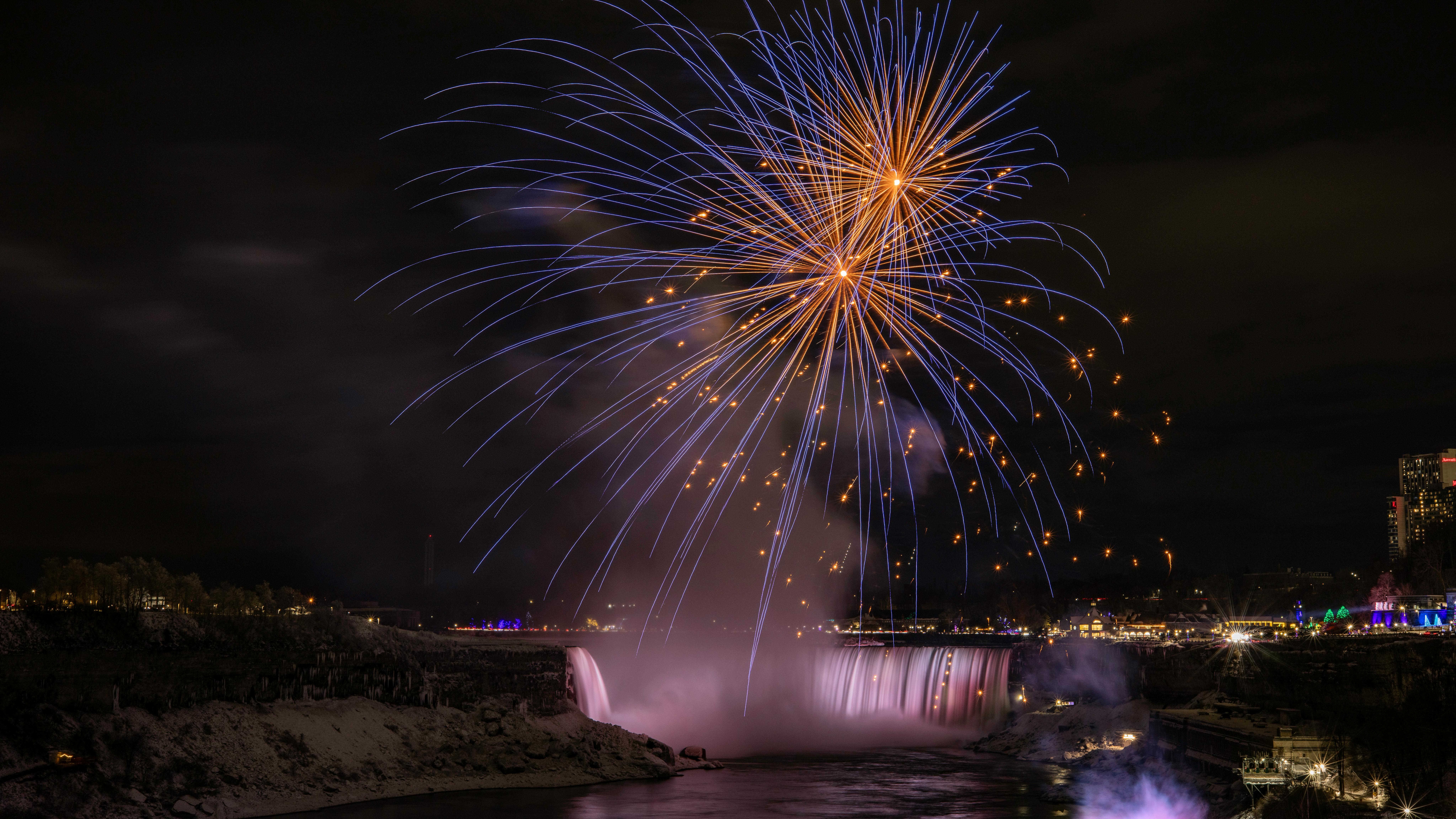 Fireworks Over the Falls