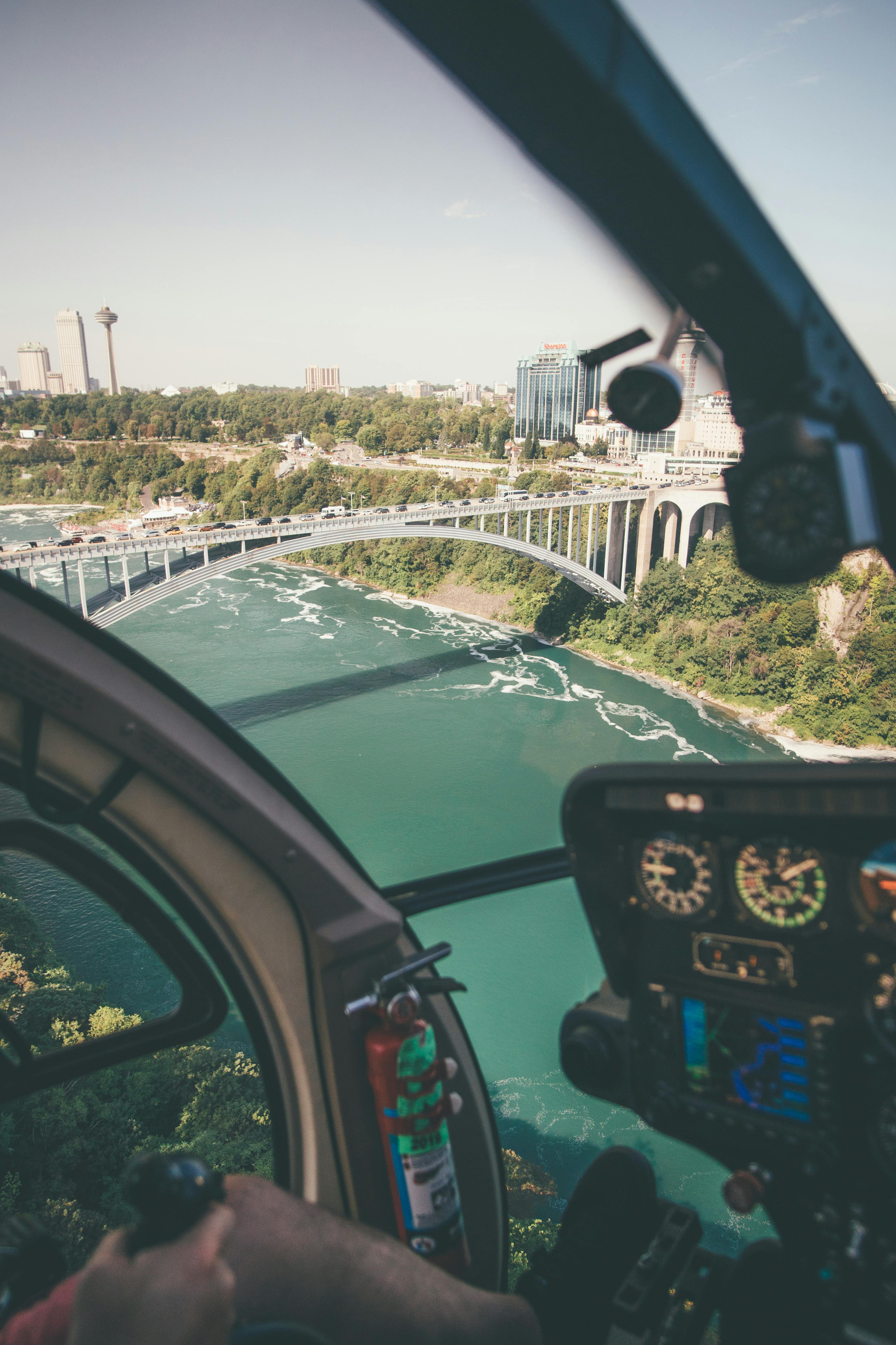 Above the Peace Bridge