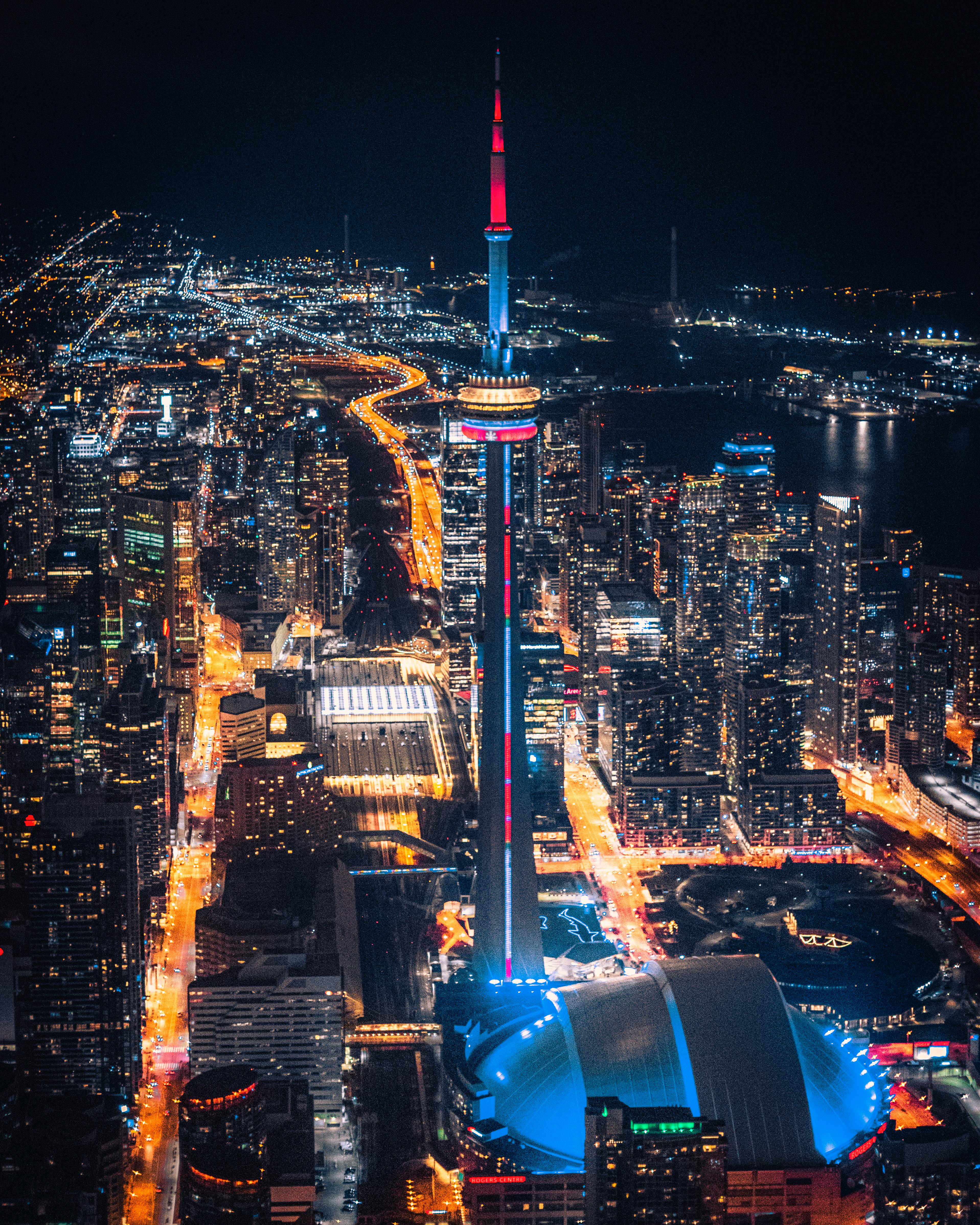 Toronto at night